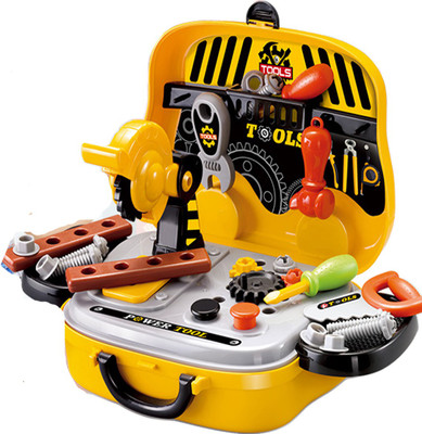 

Grab Offers Perfect 31 Pcs Mechanic Tool Pretend Play Set With Carry Car Case Toy For Kids.(Yellow)