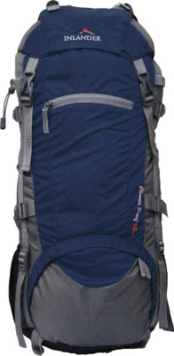 

Inlander 1008-1 Navy Blue Hiking Trekking Travel Backpack Rucksack - 55 L(Blue, Grey)
