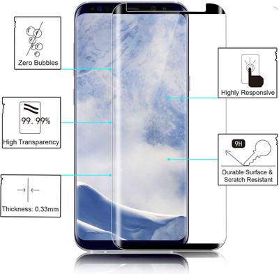 CASE CREATION Edge To Edge Tempered Glass for Samsung Galaxy S9 Plus(Pack of 1)