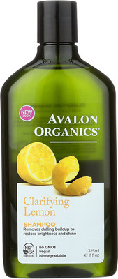 Avalon Organics Shampoo, Clarifying Lemon, 11 Fluid Ounce (Pack of 2)(325)