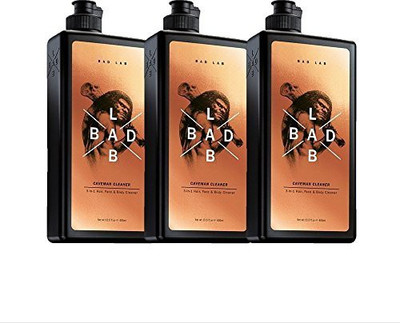 Bad Lab Caveman Gift Cleaner In Hair Face And Body Wash For Men Cool And Fresh(399.25 ml)