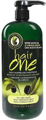 

Hair One Hair Cleanser And Conditioner With Olive Oil For Dry Hair W Hairone Packets(1 L)