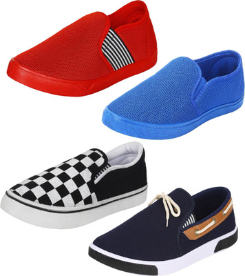 

Camfoot Combo-(4)-782-780-775-417 Slip On Sneakers For Men(Multicolor