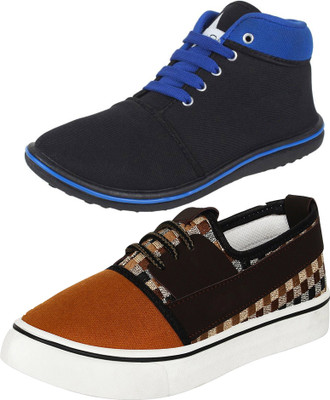

Shoefly Combo-(2)-698-784 Casuals For Men(Multicolor