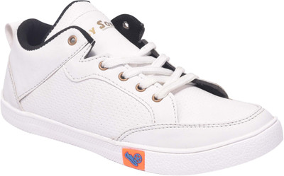 

Boysons men canvas shoes, dancing shoes, trending Casuals For Men(White