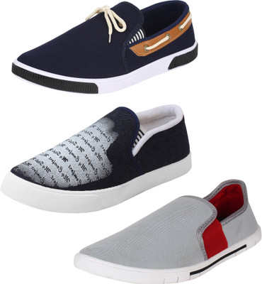 

World Wear Footwear Combo-(3)-417-720-384 Casuals For Men(Multicolor