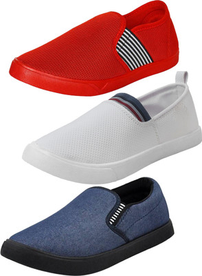 

Shoefly Combo-(3)-782-717-761 Slip On Sneakers For Men(Multicolor