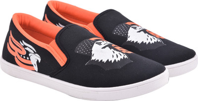 

Boysons men canvas shoes, loafers, casual shoes, Casuals For Men(Black