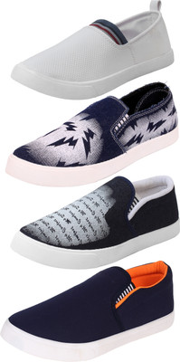 

World Wear Footwear Combo-(4)-717-689-720-486 Casuals For Men(Multicolor