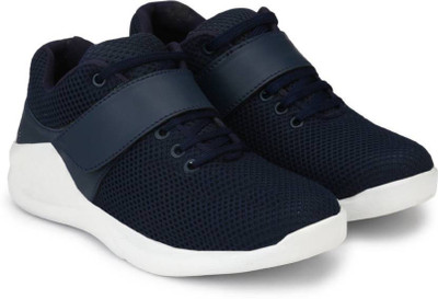 

MOONSTER Velcro Strap Shoe For Men Training & Gym Shoes For Men(Navy, White, Blue