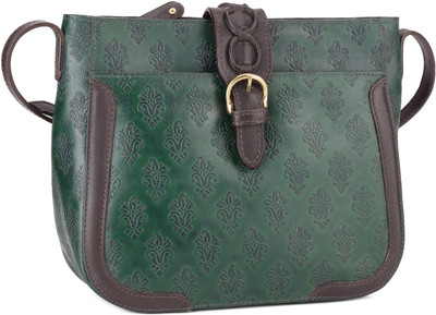 

Holii Women Casual Green Leatherette Shoulder Bag