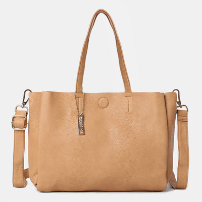 

Cara Mia Women Casual Tan PU Sling Bag