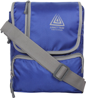 

JUNKET TRIBE Boys & Girls Blue Polyester Sling Bag