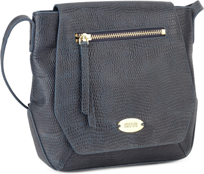 

Hidesign Women Casual Blue Genuine Leather Shoulder Bag