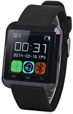 

KUKSHYA U8 Smart Watch Smartwatch(Black Strap Regular)