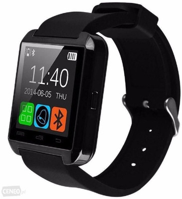 

KUKSHYA U8 Smart Watch Smartwatch(Black Strap Regular)