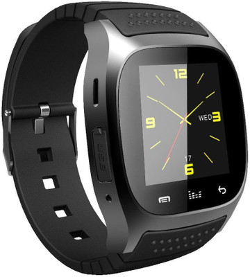 

Marklif M26 Wireless Bluetooth Smartwatch With [Camera Shutter] [Anti-lost] [Alarm] [Music] [Power Save Mode] Feature for Android and Apple Phones Black Smartwatch(Black Strap Regular)