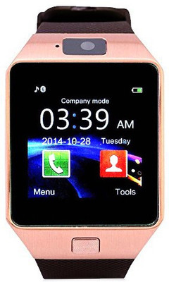 

JM JM New DZ09 Brown Colour Smart Watche With Sim/Sd Card Support Smartwatch(Brown Strap Regular)