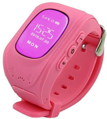 

PAFL Q50 Smartwatch GPS Locator Tracker Anti-Lost Child Guard for iOS Android Smartwatch(Pink Strap Regular)