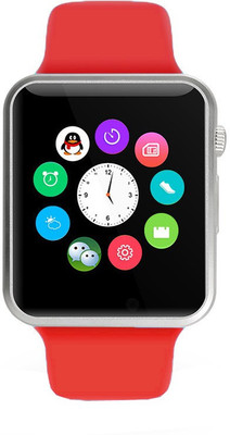 

JM JM New A1 Red Colour Smart Watche With Sim/Sd Card Support Smartwatch(Red Strap Regular)