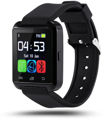 

Marklif Compatible with All Android & iphone Mobiles black Smartwatch(Black Strap Regular)