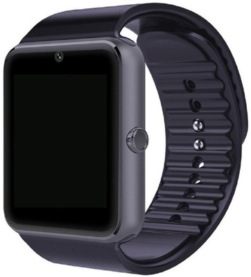 

KUKSHYA GT08 Black Smartwatch Smartwatch(Black Strap Regular)