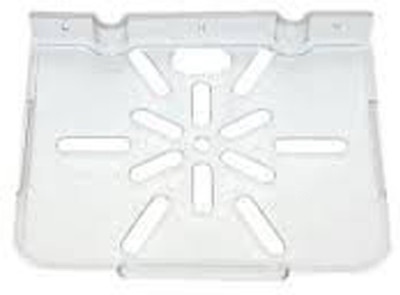 

QTM 2 Piece Unbreakable Set Top Box, DVD Player, Music Player Holder Wall Mount Fancy Shelf Stand (Abs Material)(Transparent)