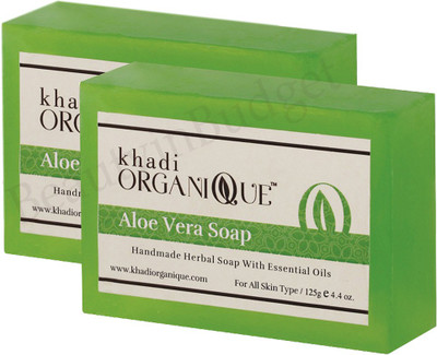 

Khadi Organique Aloevera Soap(250 g, Pack of 2)