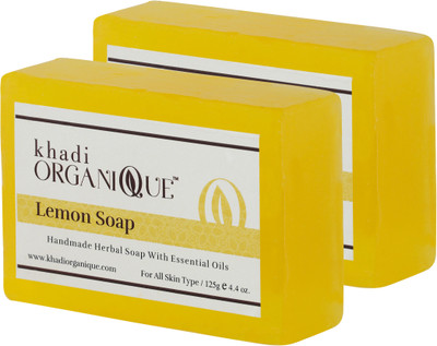 

Khadi Organique Lemon Soap(250 g, Pack of 2)