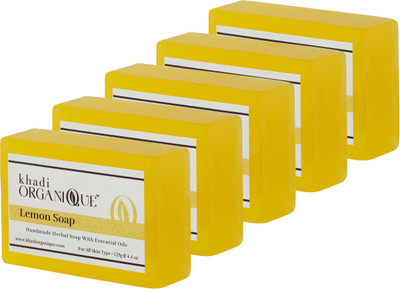 

Khadi Organique Lemon Soap(625 g, Pack of 5)