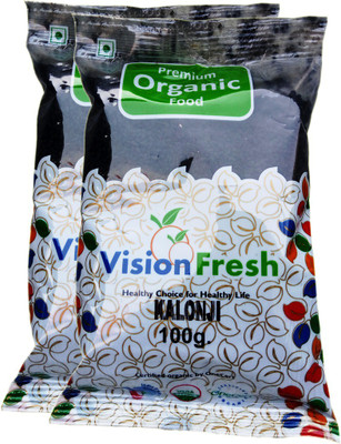 

Vision Fresh Organic Kalonji 200 Grams - Pack Of 2 (100 Gram Each)(200 g)
