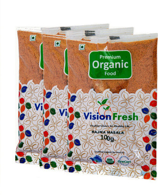 

Vision Fresh Organic Rajma Masala - 300 grams - Pack of 3 (100 Gram Each)(3 x 100 g)