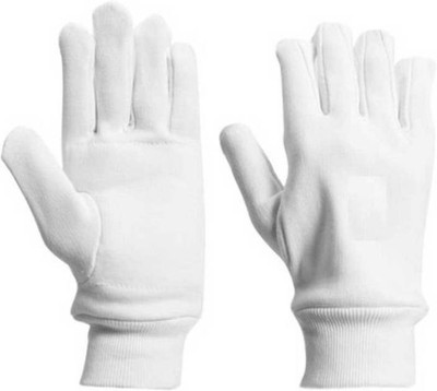 

Monika Sports inner wicket keeping / Batting Gloves (Free Size, White)