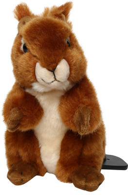 Hamleys Squirrel | Plush Toy | Soft Toy for Kids - 17 cm(Brown)