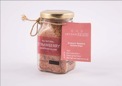 

Artisan Palate All Natural Strawberry Demerara Sugar Sugar(150 g)