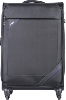 

VIP Helios Lite Spinner Soft Trolley 68 cm (Black) Expandable Check-in Luggage - 27 inch(Black)