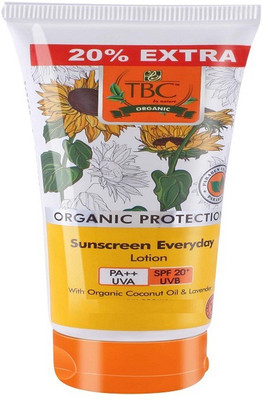 

TBC ORGANIC PROTECTION EVERYDAY LOTION SPF 20+ - SPF 20+(120)
