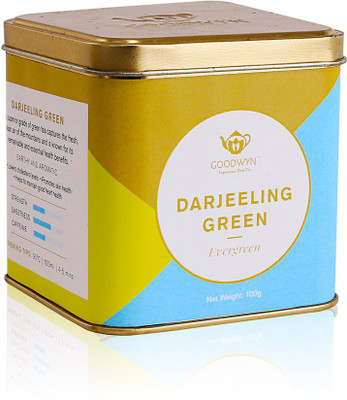 

Goodwyn Darjeeling Green Tea, Whole Leaf Green Tea, 100 Grams, Makes 50 Cups Green Tea Box(100 g)