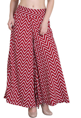 Emeros Regular Fit Women Red, White Trousers