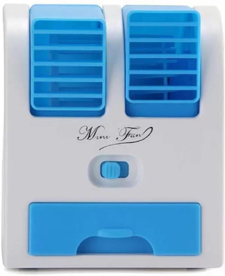 

LAGOM ™ Mini Fresh Air Cooler With Fragrance USB Fan UC 2 USB Fan(Light Blue)