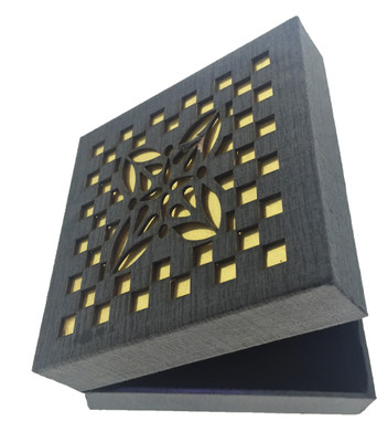 

Oscar 1 x Bengal Display Jewelry Box Hard Board Wood Display Jewellery Gift ( Bengal ) Boxes Grey Color Velvet Finishing , Led Light Jewellery Bengal Vanity Box(Grey, Black, Multicolor)