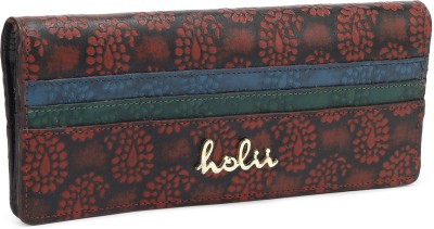 

Holii Women Casual Multicolor Genuine Leather Wallet(13 Card Slots), Red