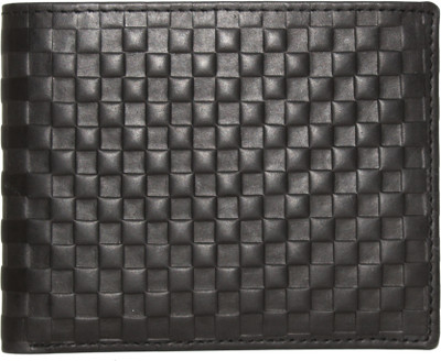 

Wildmount Men Black Genuine Leather Wallet(3 Card Slots)