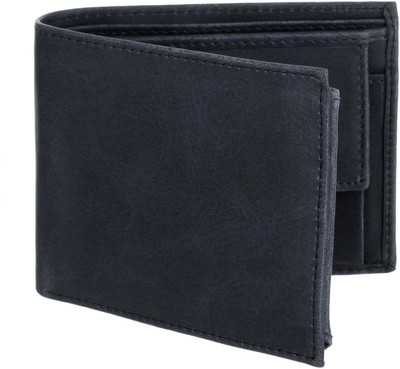 

Winstar Men Blue Genuine Leather Wallet(5 Card Slots)