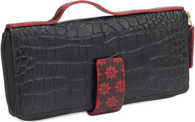 

Holii Women Casual Black Genuine Leather Wallet(8 Card Slots)