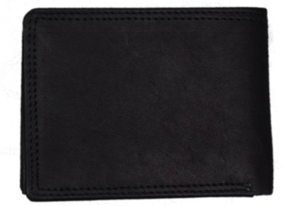 

Detak Men Black Genuine Leather Wallet(10 Card Slots)