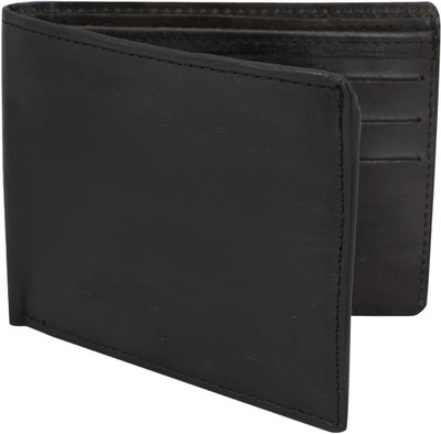 

Winstar Men Black Genuine Leather Wallet(6 Card Slots)