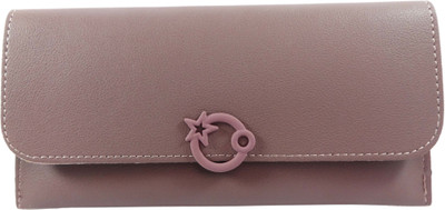 

SB Women Casual Beige Artificial Leather Wallet(6 Card Slots), Purple
