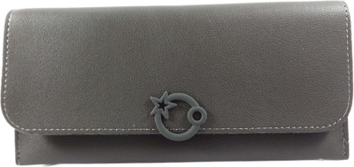 

SB Women Casual Grey Artificial Leather Wallet(6 Card Slots)