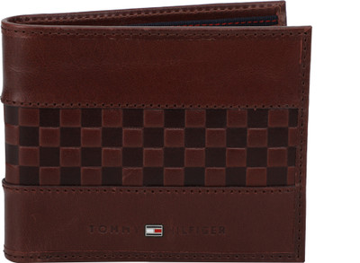 

Tommy Hilfiger Men Brown Genuine Leather Wallet(4 Card Slots)